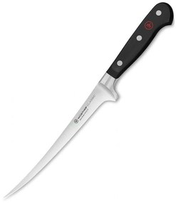 Μαχαίρι Φιλεταρίσματος Ψαριού Flexible Classic 1040103818 18cm Black Wusthof Stainless Steel