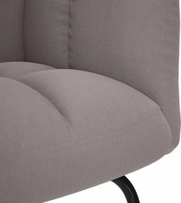 vidaXL Κουνιστή Πολυθρόνα Taupe Υφασμάτινη