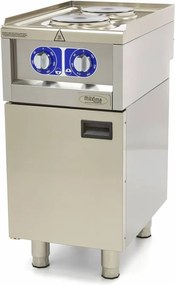 Commercial Grade Cooker - 2 Burners - Single Unit - 60cm Deep - Electric