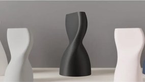 Stewehome Σετ διακοσμητικών βάζων μοντέρνου στυλ σε λευκό και μαύρο χρώμα 22x12x22 cm