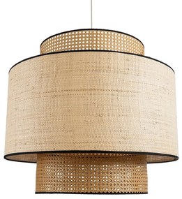 Φωτιστικό Οροφής Bravado 02387 Φ70x58cm 1xE27 IP20 Beige-Brown GloboStar