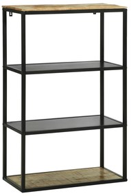 vidaXL Βιβλιοθήκη 70x35x110 εκ. Σοβαρή Ξύλινη Σκύλα Μάνγκο