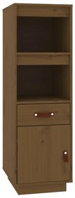 vidaXL Ντουλάπι Ψηλό Καφέ Μέλι 34x40x108,5 εκ. από Μασίφ Ξύλο Πεύκου