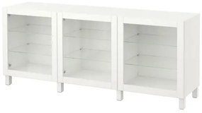 BESTÅ σύνθεση αποθήκευσης με πόρτες, 180x42x74 cm 891.399.23