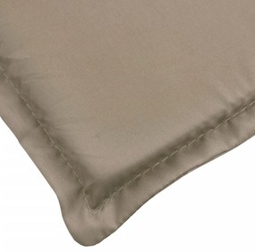 Μαξιλάρι Ξαπλώστρας Taupe 200 x 70 x 3εκ. από Ύφασμα Oxford - Μπεζ-Γκρι