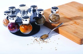 Βαζάκια Μπαχαρικών (Σετ 8τμχ) Σε Σταντ F-V Spice 146651