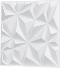 VEVOR 3D Wall Panels 33-Pack 11.81x11.81'' PVC 32 Sq.Ft Coverage Diamond White