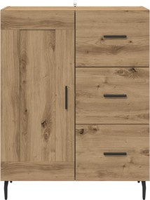 vidaXL Πλαϊνό γραφείο Artisan Oak 69,5 x 34 x 90 εκ.