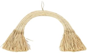 Διακοσμητικό Τοίχου Αψίδα 012.862101211 31x28cm Με Raffia Natural Raffia