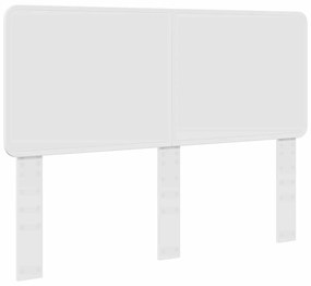 vidaXL Σκελετός Κρεβατιού Λευκό 140 x 200 cm Επεξεργασμένο ξύλο