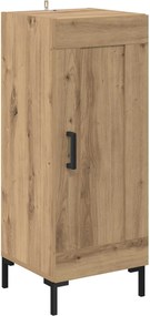 vidaXL Highboard Artisan Oak 34,5 x 34 x 180 εκ. Επεξεργασμένο ξύλο