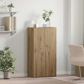 vidaXL Γραφείο Ντουλάπι Artisan Δρυς 60 x 32 x 115 cm