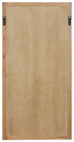 vidaXL Καθρέπτης 60 x 120 εκ. από Μασίφ Ξύλο Δρυός