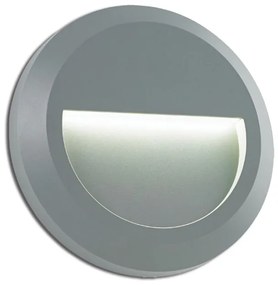 Απλίκα LED Εξωτερικού Χώρου Aca SLIM02N Grey
