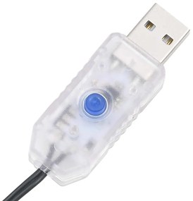 Λαμπάκια με 400 LED και 8 Εφέ Φωτισμού Θερμό Λευκό 40 μ.