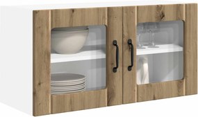 vidaXL Ραφιέρα τοίχου PORTO Artisan Δρυς 80 x 31 x 40 εκ