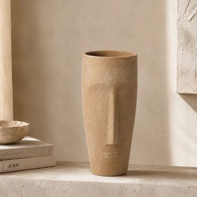 Διακοσμητικό Βάζο (Φ9x15) K-M Beige A98100670