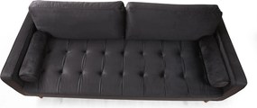 3-Seat Sofa Rome - Black Black
Oak