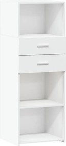 vidaXL Ντουλάπι Λευκό 45x42,5x124 εκ. από Επεξεργασμένο Ξύλο