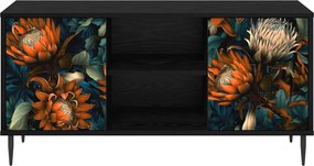 vidaXL Ντουλάπι TV LOCHEM 102 x 33 x 51 εκ Μαύρη Δρυς