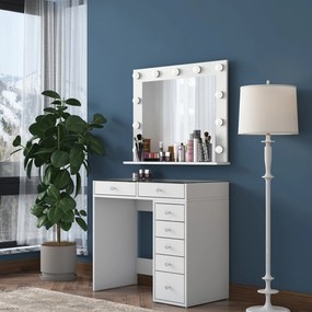 Τουαλέτα Μακιγιάζ Λευκό BRUBON 90x44.5x79.8