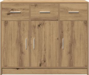 vidaXL Ντουλάπι Αρτισιανή Δρυς 91x28x75 εκ. από Επεξεργασμένο Ξύλο