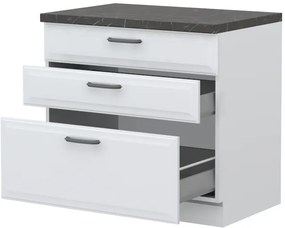 Επιδαπέδιο ντουλάπι Evora R90-3M BOX - 90.00Χ60.00Χ88.00cm