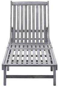 vidaXL Ξαπλώστρα από Μασίφ Ξύλο Ακακίας