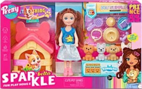 Σετ κούκλα με αξεσουάρ - 7018 - 917366