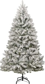 vidaXL Τεχνητό Χριστουγεννιάτικο Δέντρο Πράσινο και Λευκό 270 cm