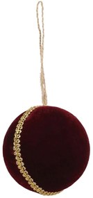 Χριστουγεννιάτικη Μπάλα Crimson 024226 8x8x8cm Bordo-Gold