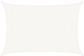 vidaXL Πανί Σκίασης Λευκό 3 x 5 μ. από HDPE 160 γρ./μ²