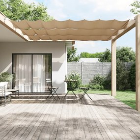 vidaXL Τέντα Κάθετη Taupe 60 x 1200 εκ. από Ύφασμα Oxford