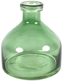 Βάζο Γυάλινο 013.783879 18x20cm Green Glass