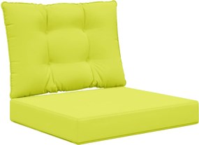 vidaXL Μαξιλάρι Καναπέ Εξωτερικού Χώρου 2 pcs Πράσινο Πολυεστέρας