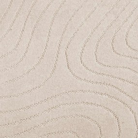 vidaXL Χαλιά χώρου τετράγωνο PALMERAS Μπεζ 120 x 120 cm Πολυεστέρας