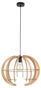 Κρεμαστό Φωτιστικό Οροφής 1xE27 Μπεζ Ξύλο Venus Wood 6886 TK Lighting 6886 Μπεζ