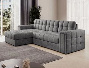 Γωνιακός καναπές Blenvi-Anthraki - 260.00Χ150.00Χ82.00cm