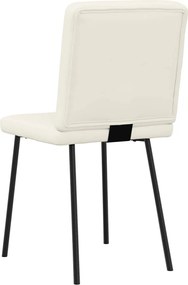 vidaXL Καρέκλες Τραπεζαρίας 6 τεμ. Κρεμ Βελούδινες