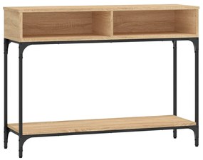 vidaXL Τραπέζι Κονσόλα Sonoma Δρυς 100x30,5x75 εκ. Επεξεργασμένο Ξύλο