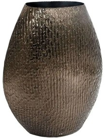 Βάζο Μεταλλικό 939-124-040 26x11x32cm Silver Metal
