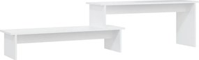 vidaXL Έπιπλο Τηλεόρασης Λευκό 180 x 30 x 43 εκ. από Επεξ. Ξύλο