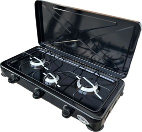 ERTONE ERT-MN-213NG BLACK 3 GAS Εστία Υγραερίου