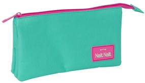 Τριπλή Κασετίνα Nait Nait Verde mint 22 x 12 x 3 cm