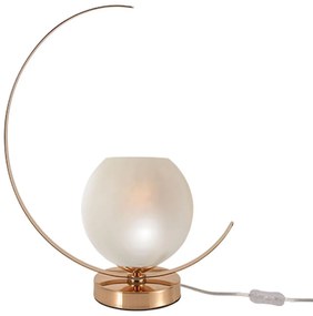 Επιτραπέζιο Φωτιστικό DCR17501T Gold Metal, Glass