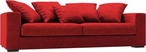 Καναπές Pilo Διθέσιος-140φ 90β εκ.-Κόκκινο