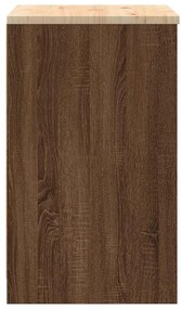 vidaXL ντουλάπι αποθήκευσης γκαράζ 60x51x85 εκ μασίφ ξύλο πεύκο