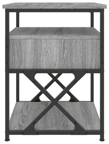 vidaXL Κομοδίνο Γκρι Sonoma 40 x 42 x 55 εκ. από Επεξεργασμένο Ξύλο