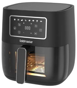 Goldmaster GM-7424 Φριτέζα Αέρος 1700W με Αποσπώμενο Κάδο 5.7lt Μαύρη