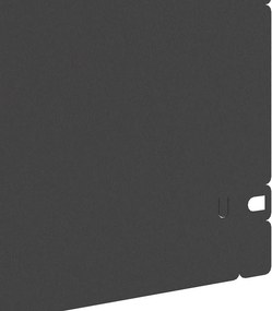 vidaXL Περιγράμματα γκαζόν 20 pcs 103 x 0,05 x 22 εκ Ατσάλι Μαύρο